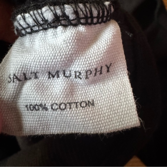 Salt Murphy Fernando Multi Cut Out Ribbed Bodysuit Medium Black One Piece - Picture 5 of 8